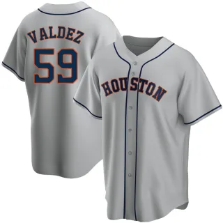 Women's Framber Valdez Houston Astros Replica Black Holographic Alternate  Jersey