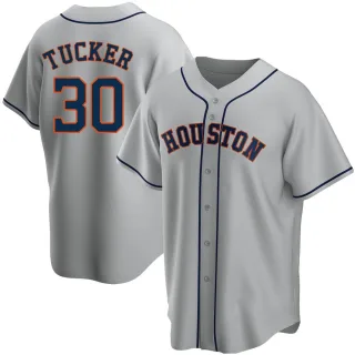 Women's Kyle Tucker Houston Astros Replica Black Holographic Alternate  Jersey