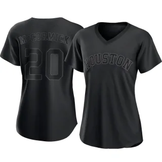 Nike Men's Houston Astros Gold Chas McCormick Replica Jersey