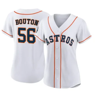 Women's Jim Bouton Houston Astros Replica Black Holographic